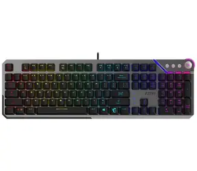 MSI STRIKE 600 V2 Silent čierna / Herná klávesnica / mechanická / RGB / USB / CZ+SK layout