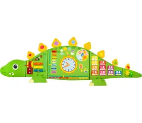 2KIDS TOYS Activity board Dinosaurus / Senzorická doska / textilná / od 3 rokov