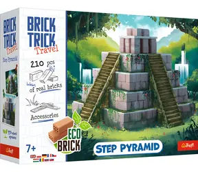Trefl Stavebnica BRICK TRICK Travel: Pyramída M / 210 dielov