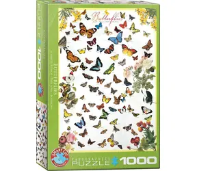 EUROGRAPHICS Puzzle Motýle / 1000 dielikov