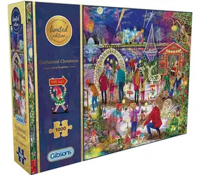 GIBSONS Puzzle Limitovaná vianočná edícia Kúzelné Vianoce / 1000 dielikov / 49 x 68 cm