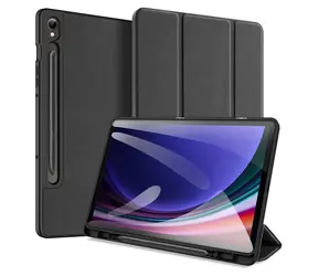 Dux Ducis DOMO čierna / Flipové púzdro pre Samsung Galaxy Tab S9 / Funkcia automatického uspania