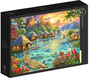GRAFIKA Puzzle Art Collection: Tropická oáza / 1000 dielikov / 69 × 47,8 cm