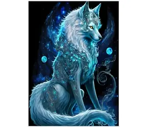 Norimpex Diamantové maľovanie Magická líška / 30x40 cm