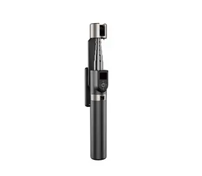 Dudao F18 čierna / Selfie tyč / statív / Bluetooth diaľkové ovládanie / 1,1 m