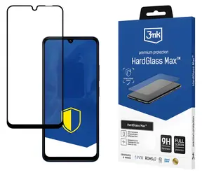 3mk HardGlass Max čierna / Tvrdené sklo / XIAOMI Redmi 14C, POCO C75, Redmi A4 5G / Full Coverage