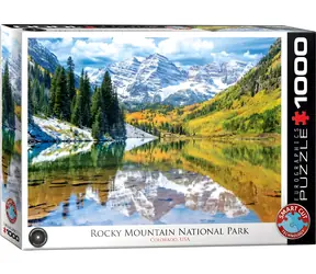 EUROGRAPHICS Puzzle Národný park Skalnaté hory, Colorado / 1000 dielikov / 68 x 48 cm