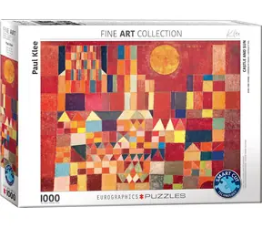 EUROGRAPHICS Puzzle Hrad a slnko / 1000 dielikov / 68 x 48 cm