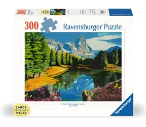 Ravensburger Puzzle Odlesk skalnaté hory XXL / 300 dielikov
