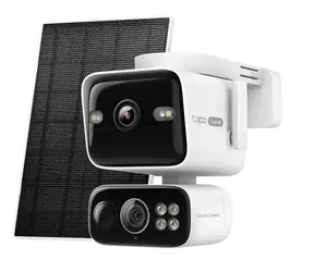 TP-LINK Tapo C675D Kit / Vonkajšia IP kamera & solárny panel / Duálny objektív 4K / Pan/Tilt / IP65 / Wi-Fi