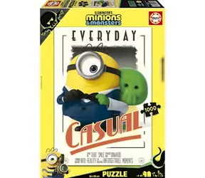 Educa Puzzle Mimoni a monštrá / 1000 dielikov / 68 × 48 cm