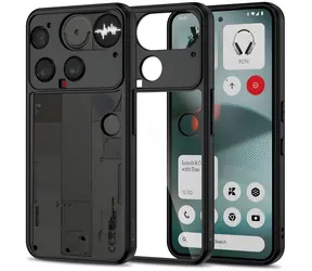 Tech-Protect MagMat pre Nothing Phone 3 čierna, priehľadná / Puzdro / MagSafe / matný povrch