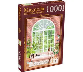MAGNOLIA Puzzle Mačacie útočisko / 1000 dielikov / 48 x 68 cm