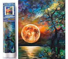 Norimpex Diamantové maľovanie Farebný spln NAD jazerom / 30x40 cm