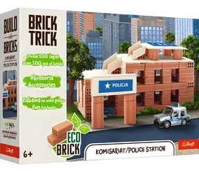 Trefl Stavebnica BRICK TRICK Policajná stanica M / 100 dielov