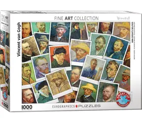 EUROGRAPHICS Puzzle Van Goghove Autoportréty / 1000 dielikov / 67,63 x 48,89 cm