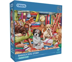 GIBSONS Puzzle Psie historky / 1000 dielikov