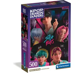 Clementoni Puzzle K-Pop Lovkyňa démonov: Saja Boys / 500 dielikov / 36 x 49 cm