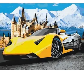 Norimpex Diamantové maľovanie Športové auto / 30x40 cm