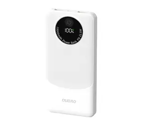 Dudao K12 10000mAh biela / Powerbanka / 22.5W / USB-A / USB-C