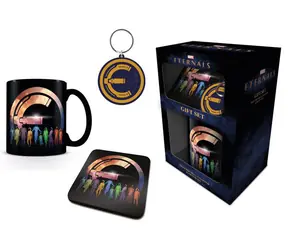 PYRAMID Darčekový set Eternals / Keramický hrnček 310 ml, kľúčenka, podtáček / Darčekový box