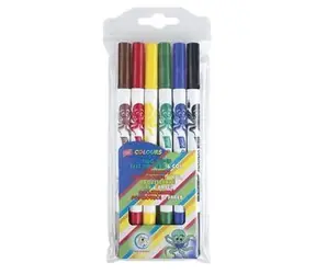 Easy Colours / Fixy / obojstranné / 6 farieb / vyprateľné