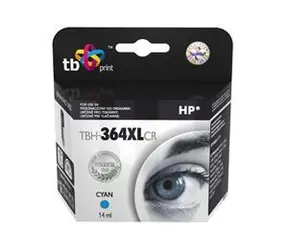 TB TBH-364XLCR azúrová / Atramentová kazeta / kompatibilná s HP CB323EE (364XL) / 10,5 ml / 750 strán
