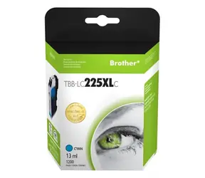 TB TBB-LC225XLC modrá / Atramentová cartridge / kompatibilná s Brother LC225XL / 13 ml / 1200 strán