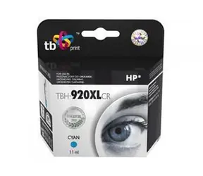 TB renovovaná kazeta CD972AE azúrová / Atramentová kazeta / kompatibilná s HP No.920XL / 900 strán / 11 ml