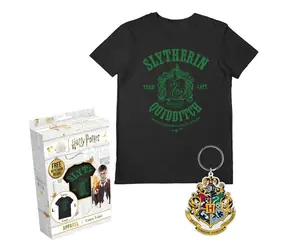 Pyramíd Tričko Harry Potter Slizolin XL / Tričko / darčekový box / kľúčenka