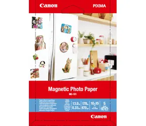 Canon MG-101 / Fotopapier / Magnetický / 10x15 cm / 5 listov / lesklý