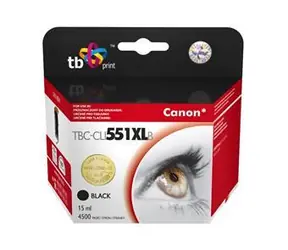 TB CLI-551XL kompatibilná čierna / Atramentová kazeta / pre Canon Pixma MG5450, MX925 / 4500 strán / 15 ml