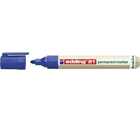 Edding Permanentný popisovač / Popisovač / okrúhly hrot / modrá