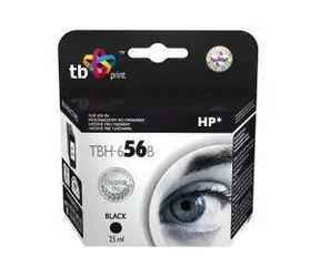 TB kompatibilná atramentová kazeta pre HP C6656 (No.56) / Atramentová kazeta / čierna / 21 ml / 520 strán