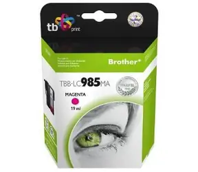 TB kompatibilná atramentová kazeta Brother LC-985M purpurová / Atramentová kazeta / 1200 strán / 19 ml