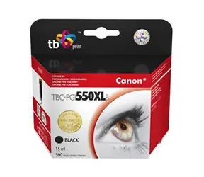 TB Cartridge PGI-550XLBK čierna / Cartridge / Canon Pixma MG5450, MG6350, iP7250, MX925 / 25 ml / 500 strán