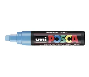 POSCA PC-17K svetlo modrá / Akrylový popisovač / hrot dláto / šírka stopy 15 mm