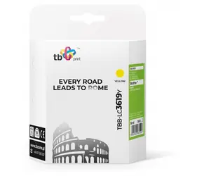 TB kompatibilná atramentová kazeta pre Brother MFC-J2330DW žltá / Atramentová kazeta / 1500 strán / 18 ml