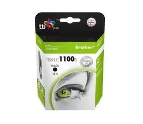 TB kompatibilná atramentová kazeta LC1100B čierna / Atramentová kazeta / pre Brother / 28 ml / 720 strán