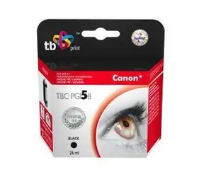 TB PGI-5B čierna / Ink. kazeta / kompatibilná s Canon PIXMA / 100% nová / 26 ml / s čipom