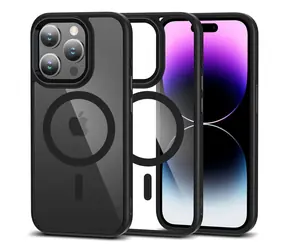Tech-Protect MagMat číra čierna / Kryt / Apple iPhone 15 Pro / MagSafe