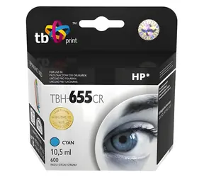 TB kompatibilná kazeta HP 655 cyan / Atramentová kazeta / 600 strán / 10,5 ml