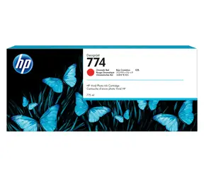 HP 774 originálny atrament chrómová červená / pre HP DesignJet Z6610 & Z6810 Production / 775 ml