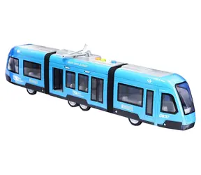 Električka s efektmi 44 cm / Model električky / Svetelné a zvukové efekty / Zotrvačník / od 3 rokov
