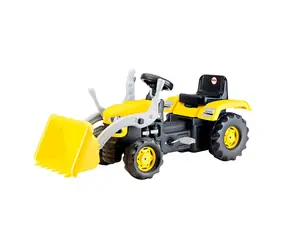 DOLE Šliapací traktor s rýpadlom žltý / Nosnosť 50 kg / od 3 rokov / 113x53x45 cm