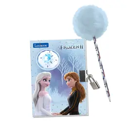 LEXIBOOK Svietiaci tajný denník Frozen / Denník / pero, fixky, samolepky / zámok s kľúčikom / 2x CR2032 / od 3 rokov