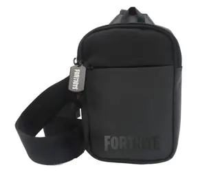CYP Brand Fortnite Where we droppin'? taška čierna / Taška cez rameno / malá / 17 x 12 x 3 cm