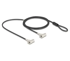 NaviLock Dual Kensington / Bezpečnostný káblový zámok pre notebook / Kensington slot / 1,8 m / 2 kľúče