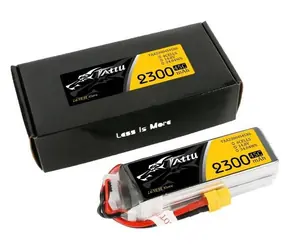 TATTU LiPo batéria 4S1P 2300mAh 14,8 V XT60 / Akumulátor pre RC modely / 75C / JST-XHR balancér