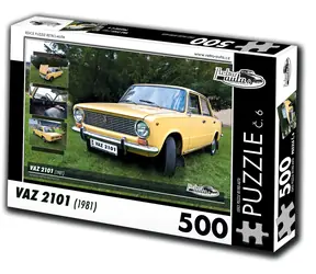 RETRO-AUTA Puzzle č. 6 VAZ 2101 (1981) / 500 dielikov / 48 x 36 cm